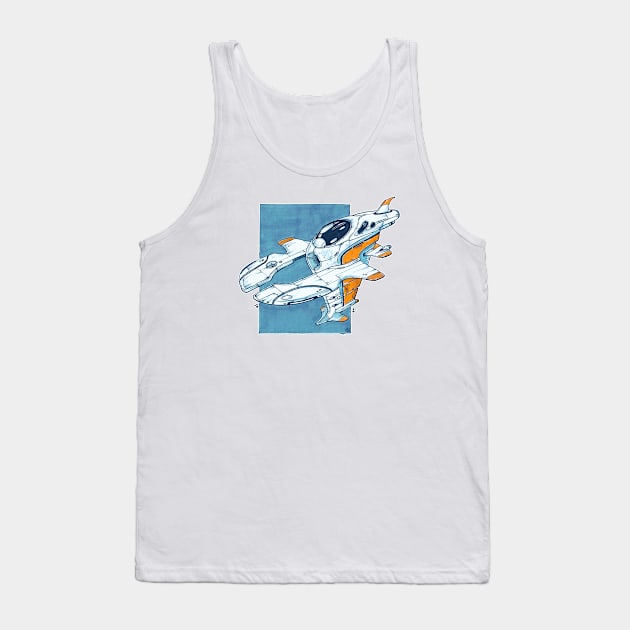 Starship Tank Top by INKSPACE